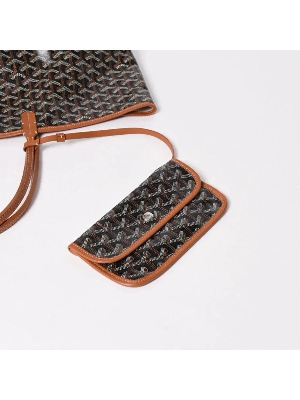 Goyard Saint Louis GM Brown Tote Bag